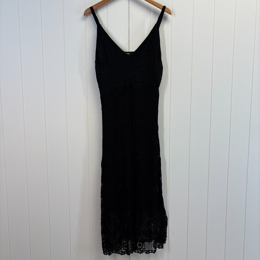 Studio 1940 Whimsigoth Crochet Maxi Dress Womens Size 20W Witchy Fairy Grunge
